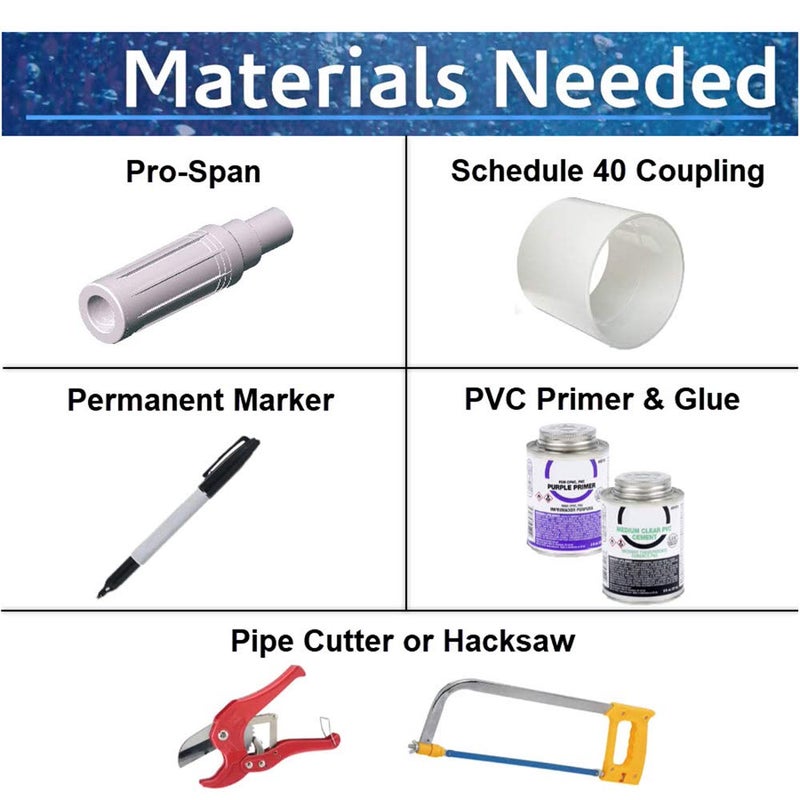 NDS 118-15 Pro-Span PVC Expansion Repair Coupling, For Broken or Cracked In-Ground PVC Pipes, 1-1/2-Inch IPS Slip X Spigot, White - Image 3